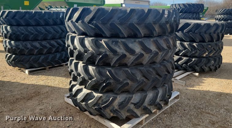 image for item JW9551 (4) Goodyear 380/90R46 tires and wheels