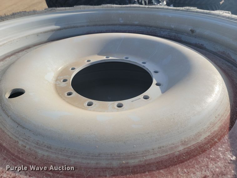 image for item JW9551 (4) Goodyear 380/90R46 tires and wheels