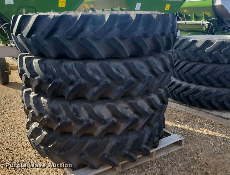 image for item JW9552 (4) Goodyear Ultra Sprayer 380/90R46 tires and wheels