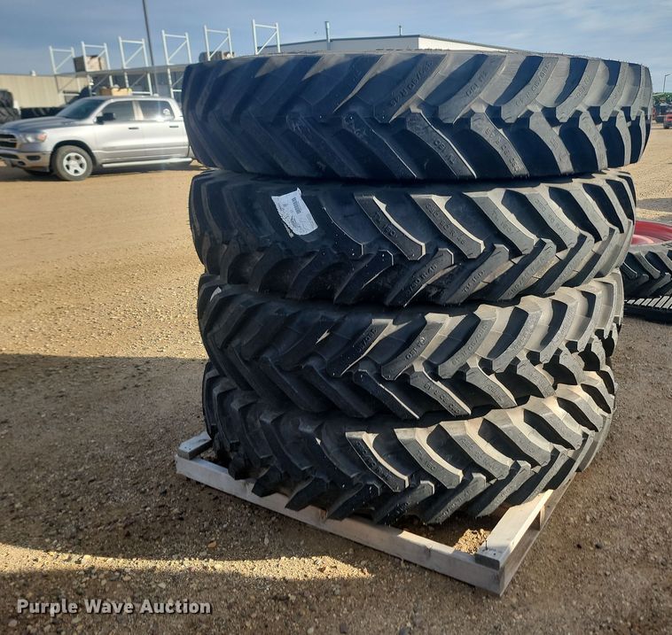 image for item JW9553 (4) Trelleborg 380/90R46 tires and wheels