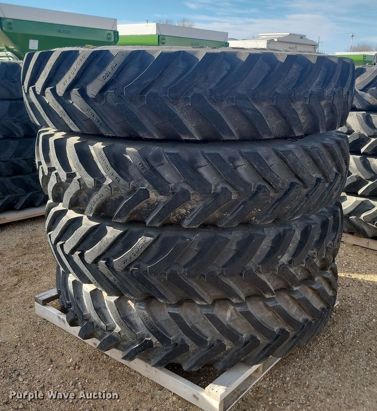 image for item JW9553 (4) Trelleborg 380/90R46 tires and wheels