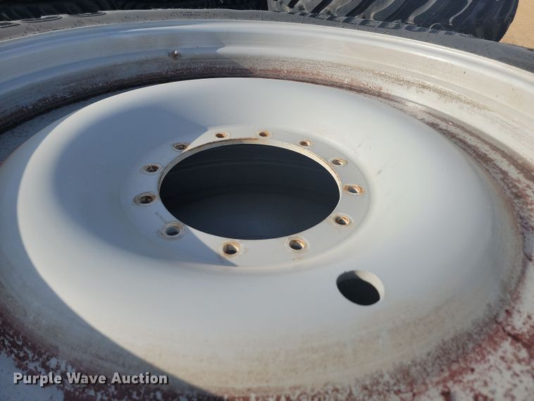 image for item JW9553 (4) Trelleborg 380/90R46 tires and wheels