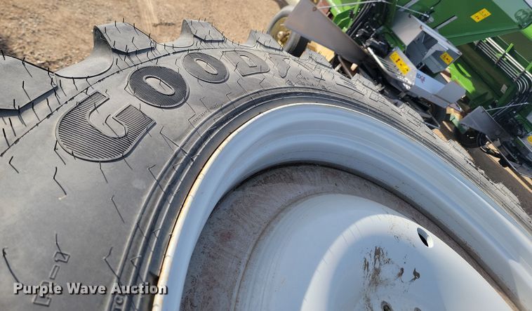 image for item JW9554 (4) Goodyear Ultra Sprayer VF 380/90R46 tires and wheels