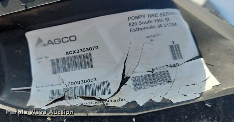 image for item JW9555 (4) Trelleborg VF 380/105R46 tires and wheels