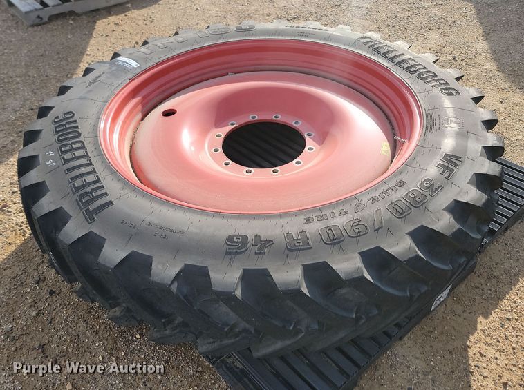 image for item JW9556 Trelleborg VF 380/90R46 tire and wheel