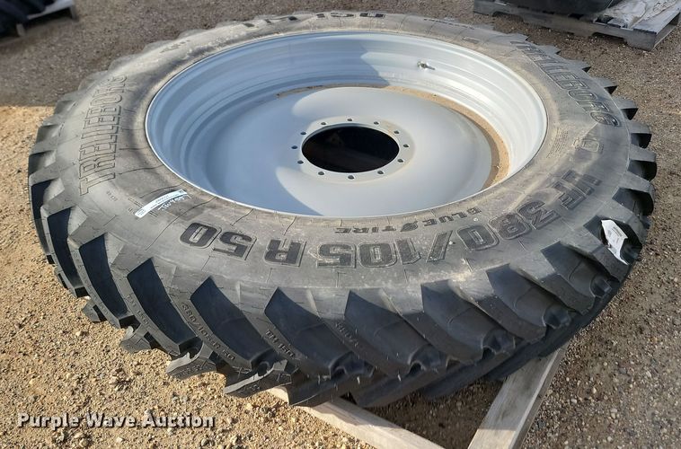 image for item JW9557 Trelleborg VF 380/105R50 tire and wheel