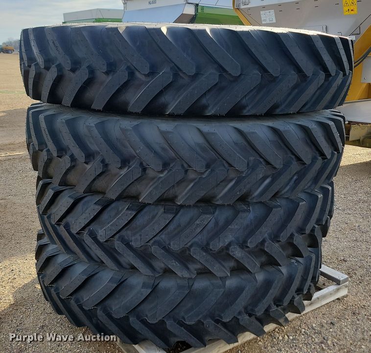 image for item JW9558 (4) Michelin VF 380/90R46 tires and wheels