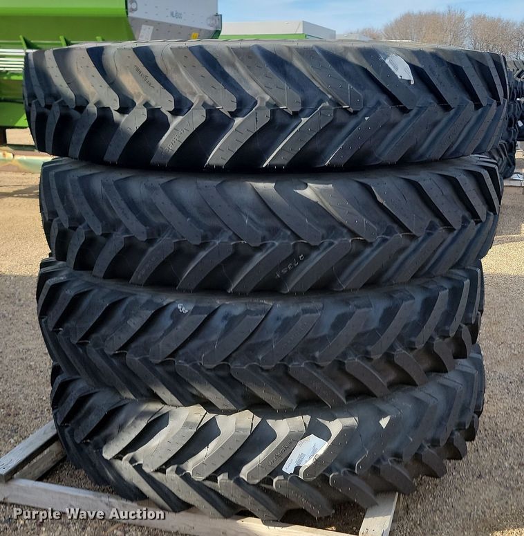 image for item JW9558 (4) Michelin VF 380/90R46 tires and wheels