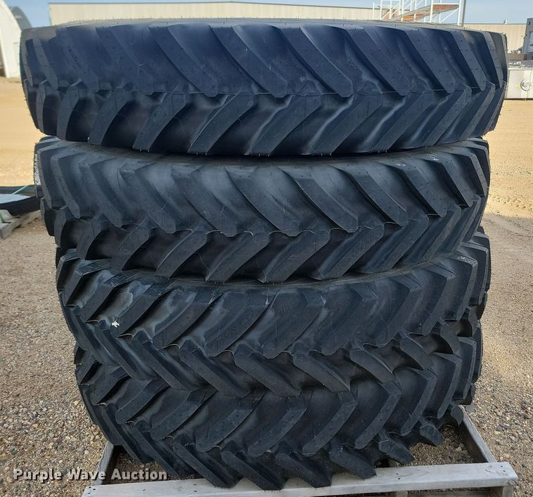 image for item JW9558 (4) Michelin VF 380/90R46 tires and wheels