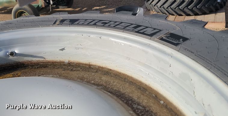 image for item JW9558 (4) Michelin VF 380/90R46 tires and wheels