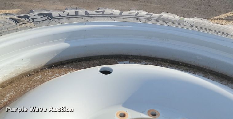 image for item JW9558 (4) Michelin VF 380/90R46 tires and wheels