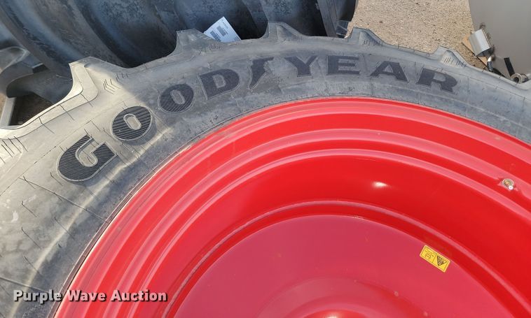 image for item JW9563 (3) Goodyear Optitrac LSW710/60R46 tires and wheels