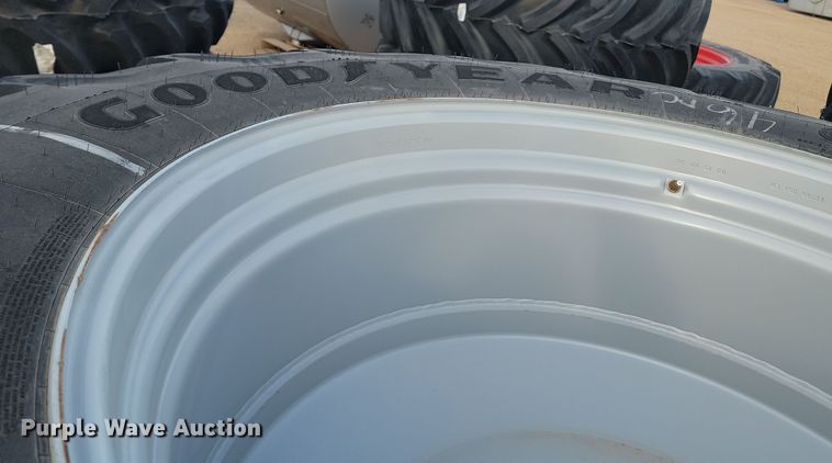 image for item JW9564 (4) Goodyear Optitrac LSW710/60R46 tires and wheels