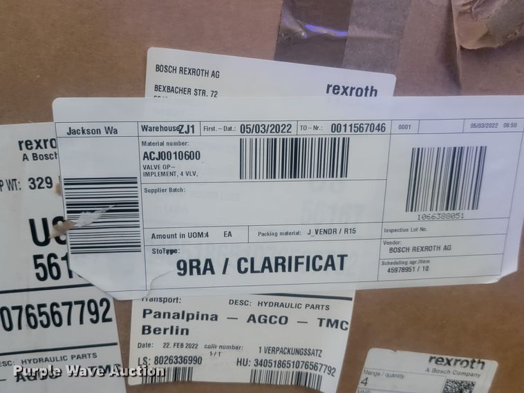 image for item KH9431 Approximately 14 hydraulic control valves