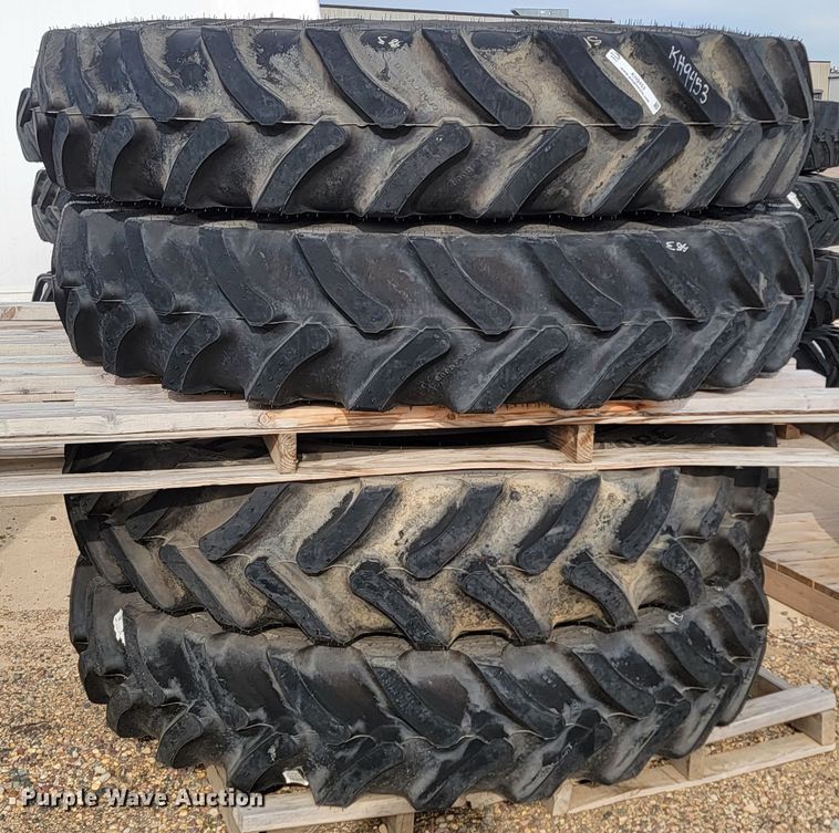 image for item KH9453 (4) Goodyear Ultra Sprayer 380/90R46 tires and wheels