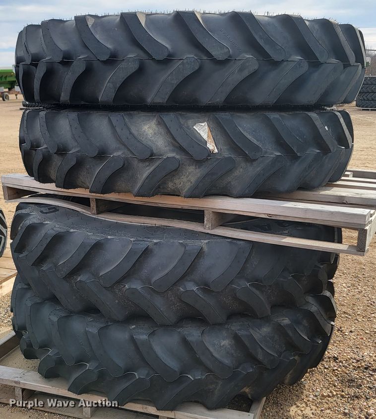 image for item KH9453 (4) Goodyear Ultra Sprayer 380/90R46 tires and wheels