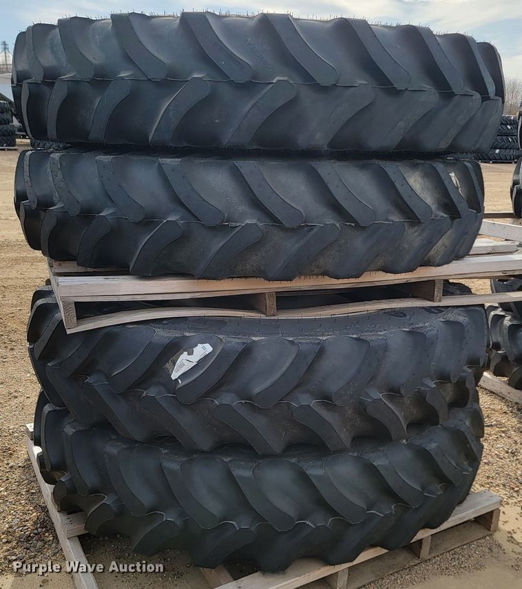 image for item KH9453 (4) Goodyear Ultra Sprayer 380/90R46 tires and wheels
