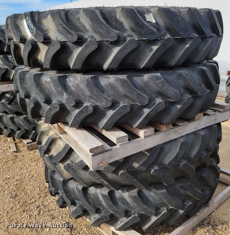 image for item KH9453 (4) Goodyear Ultra Sprayer 380/90R46 tires and wheels