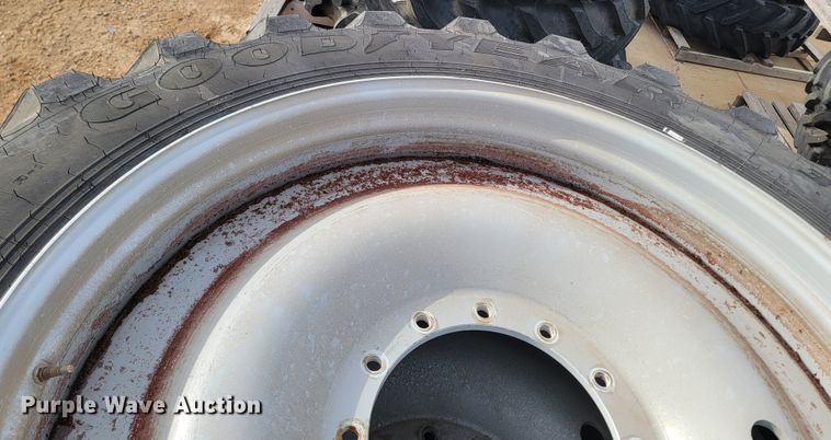 image for item KH9453 (4) Goodyear Ultra Sprayer 380/90R46 tires and wheels