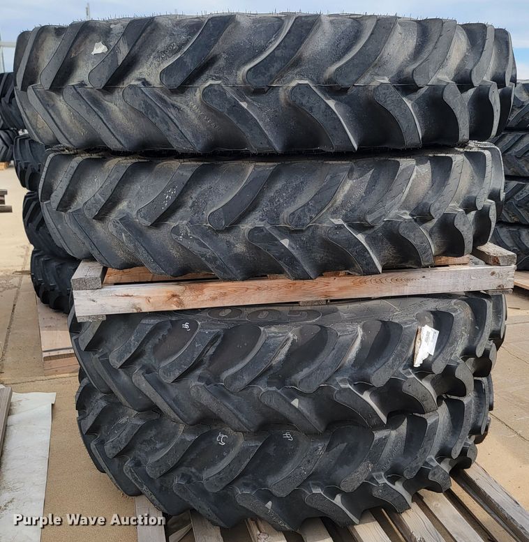 image for item KH9455 (4) Goodyear Ultra Sprayer 380/90R46 tires and wheels