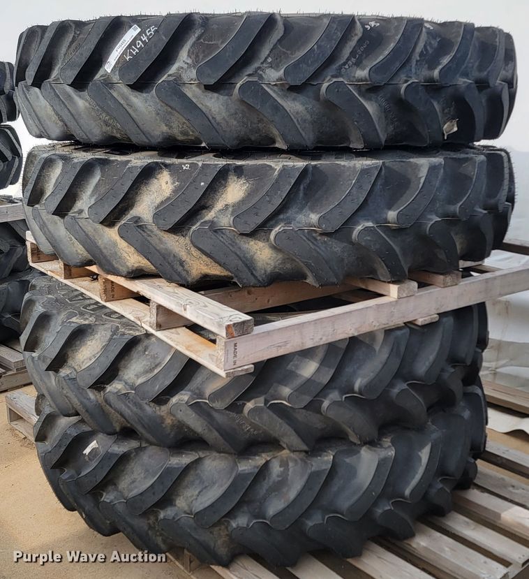 image for item KH9455 (4) Goodyear Ultra Sprayer 380/90R46 tires and wheels