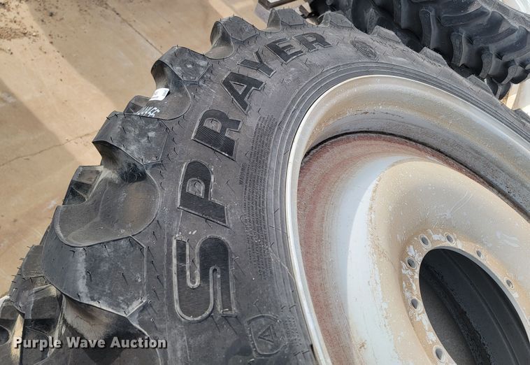 image for item KH9455 (4) Goodyear Ultra Sprayer 380/90R46 tires and wheels