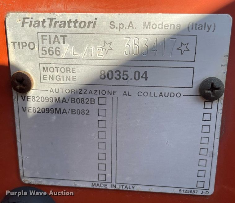 image for item KJ9902 Hesston 566  tractor