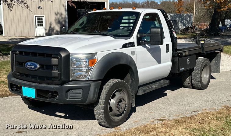 image for item KT9129 2011 Ford F450 Super Duty  flatbed pickup truck