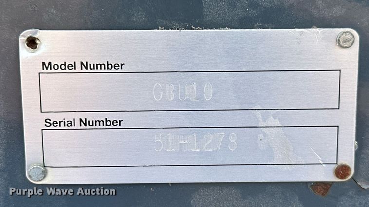 image for item KT9151 Loftness GBU10  grain bag unloader