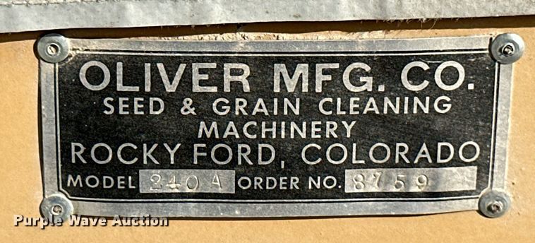 image for item KT9153 Oliver 240A  gravity separator