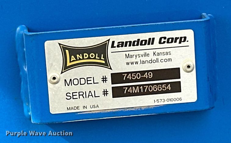 image for item KT9171 Landoll 7450-49  vertical tillage