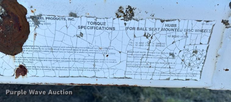 image for item KT9238 1995 Jet Company  Grain trailer