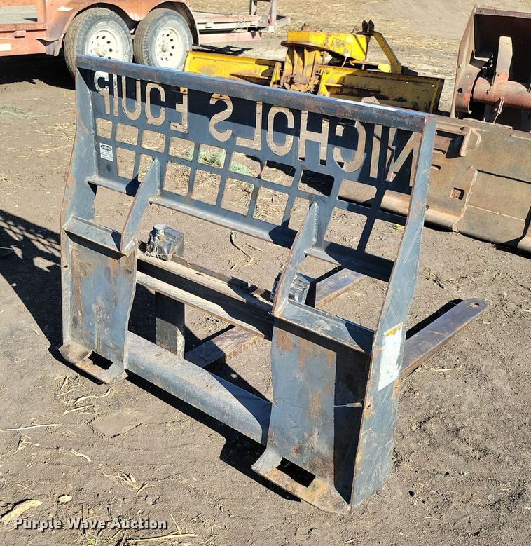 image for item LC9342 Virnig  skid steer forks