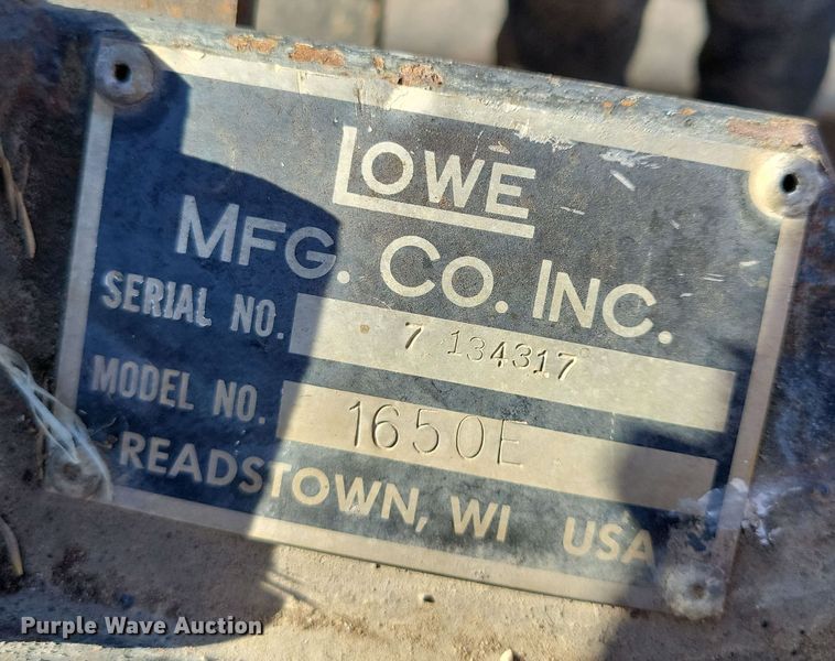 image for item LC9345 Lowe 1650E  skid steer auger