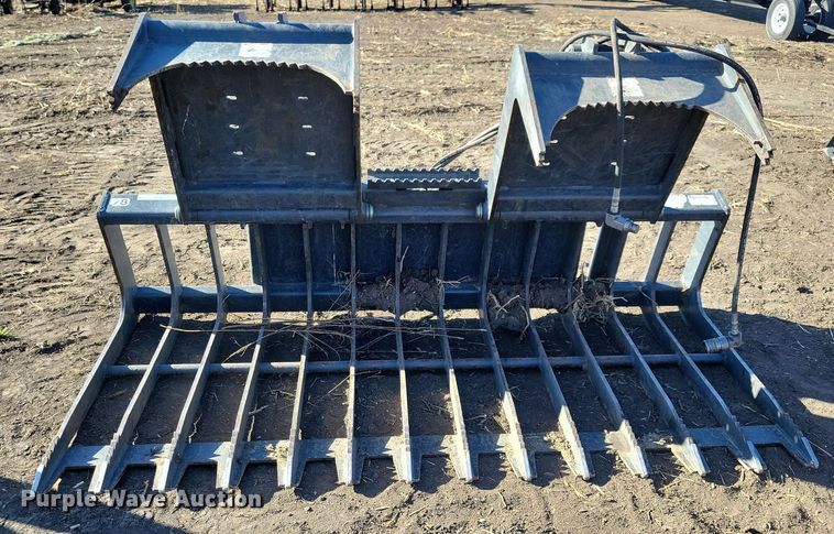 image for item LC9348 Virnig  skid steer grapple bucket