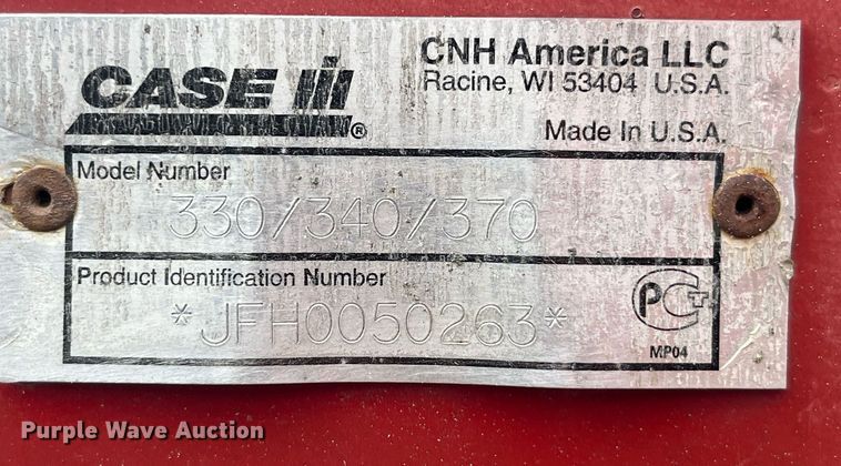 image for item LD9826 Case IH 330 Turbo  vertical tillage