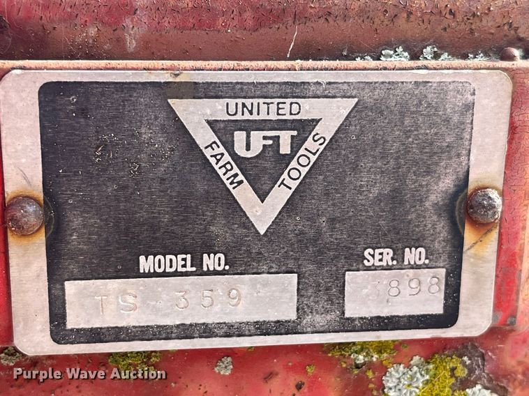 image for item LD9828 United Farm Tools TS-359  rotary ditcher