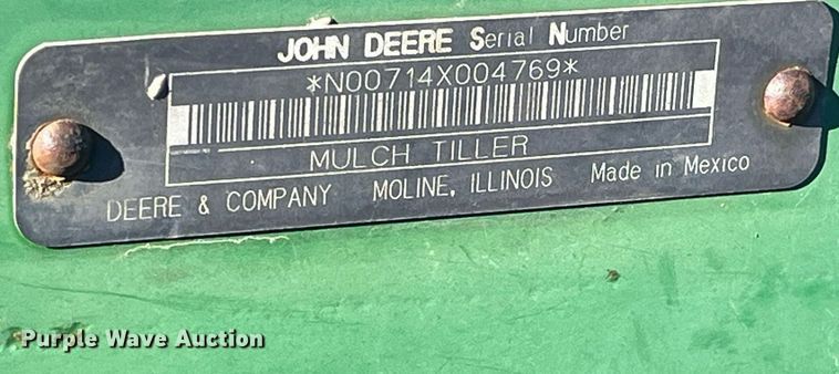 image for item LD9878 John Deere 714  disk ripper