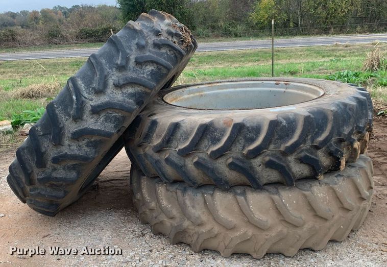 (3) Goodyear 480/80R46 tires and wheels in Sulphur Bluff, TX Item