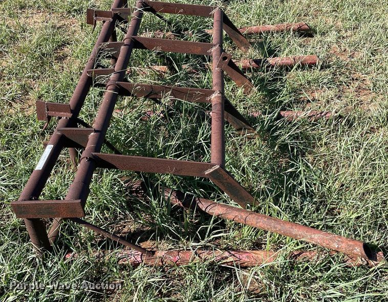 image for item LV9151 Shop built  hay bale grapple