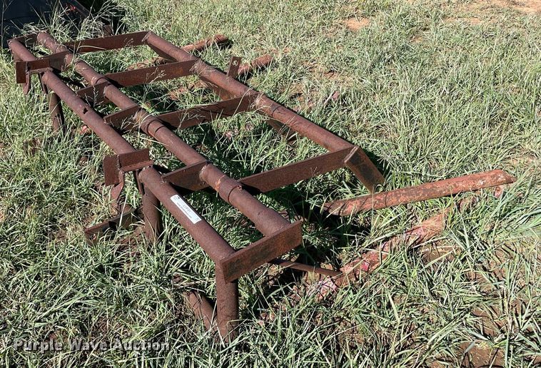 image for item LV9151 Shop built  hay bale grapple