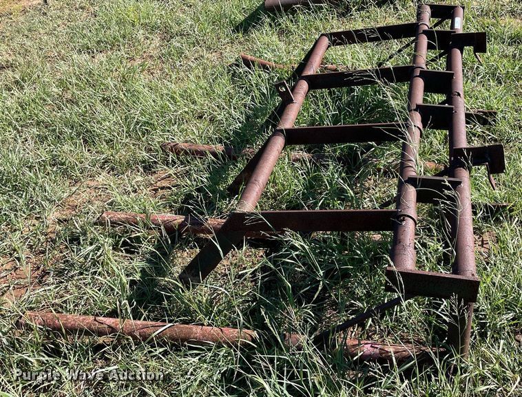 image for item LV9151 Shop built  hay bale grapple