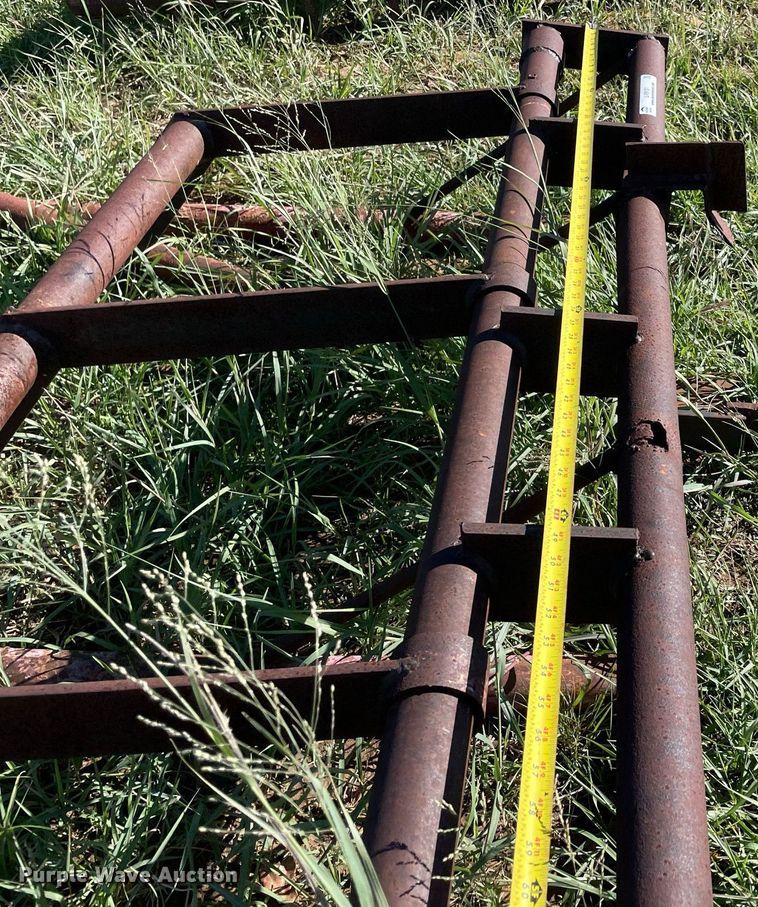 image for item LV9151 Shop built  hay bale grapple