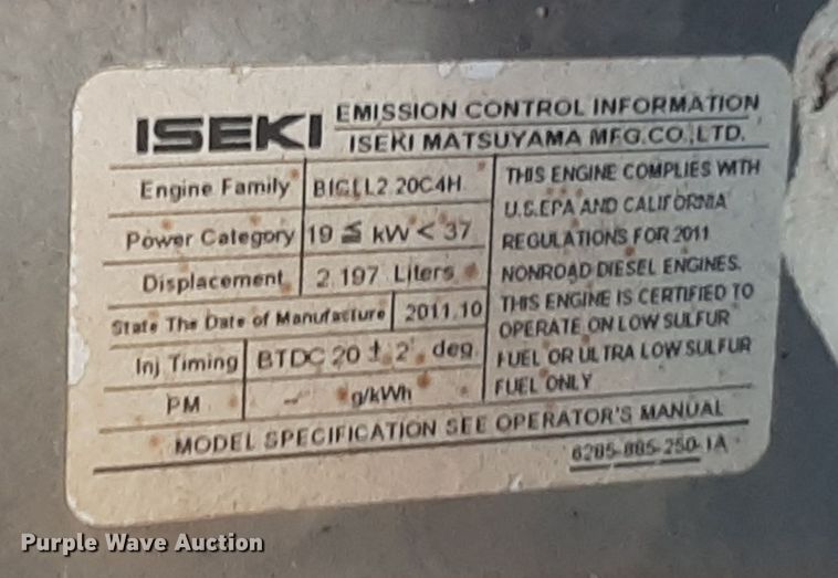 image for item LX9806 2011 Massey Ferguson 1648  tractor