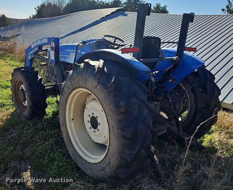 image for item NP9130 2012 New Holland Workmaster 75  MFWD tractor