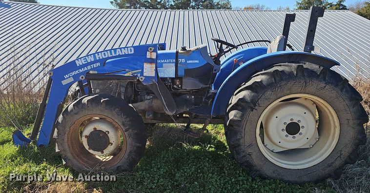 image for item NP9130 2012 New Holland Workmaster 75  MFWD tractor