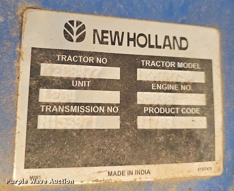 image for item NP9130 2012 New Holland Workmaster 75  MFWD tractor
