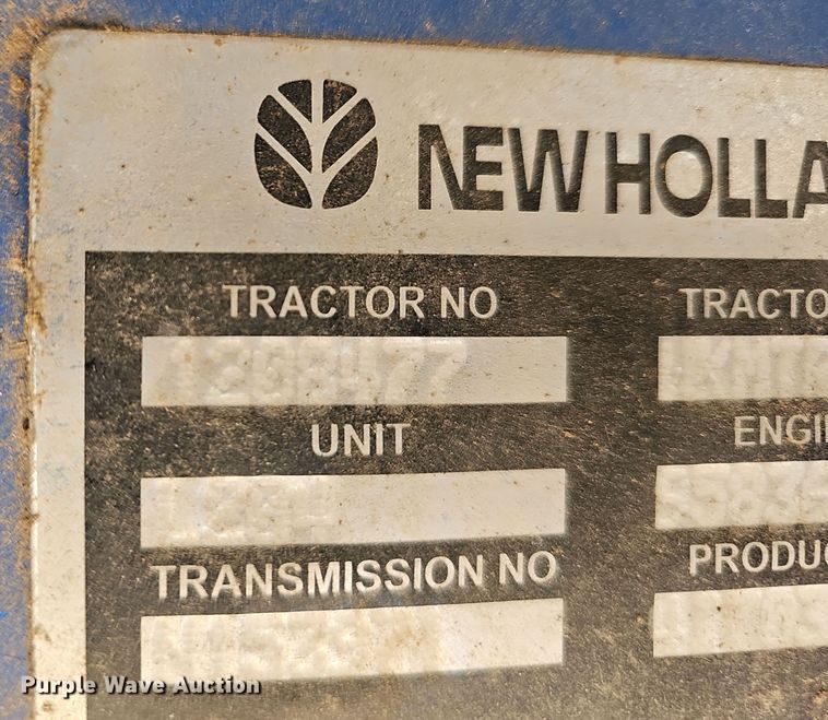 image for item NP9130 2012 New Holland Workmaster 75  MFWD tractor