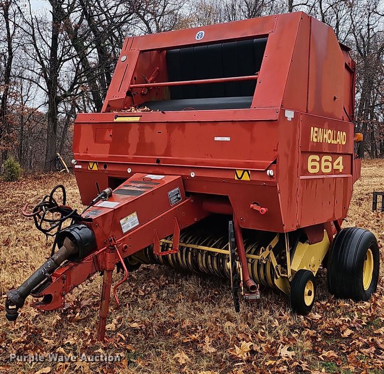 image for item NP9197 New Holland 664  round baler