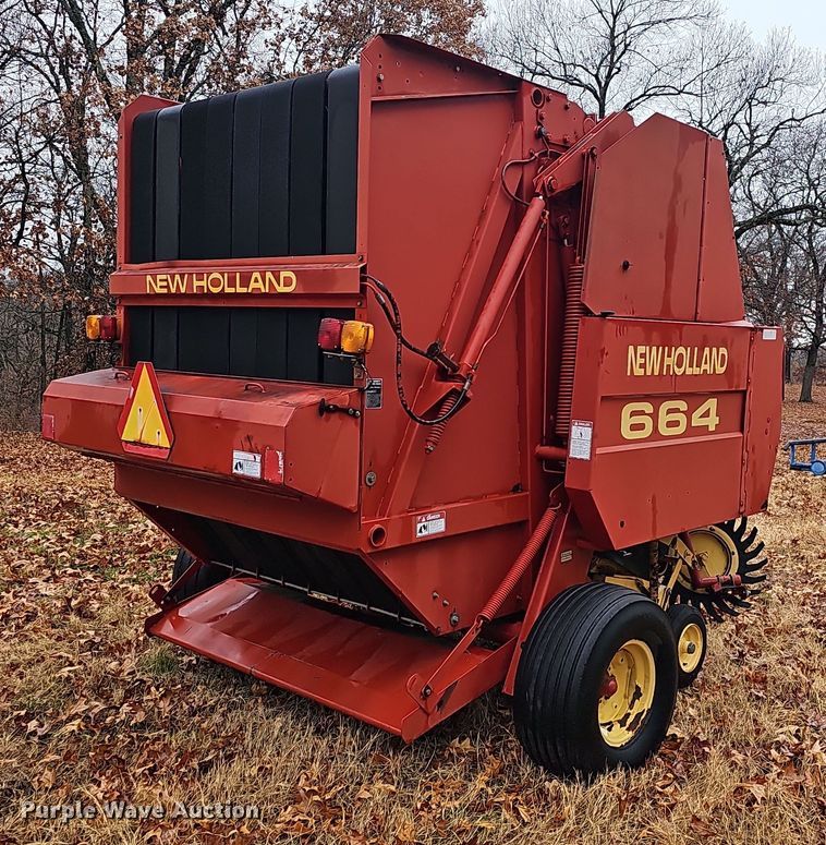 image for item NP9197 New Holland 664  round baler